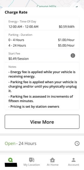 EV charger at Cornerstone Community Chruch