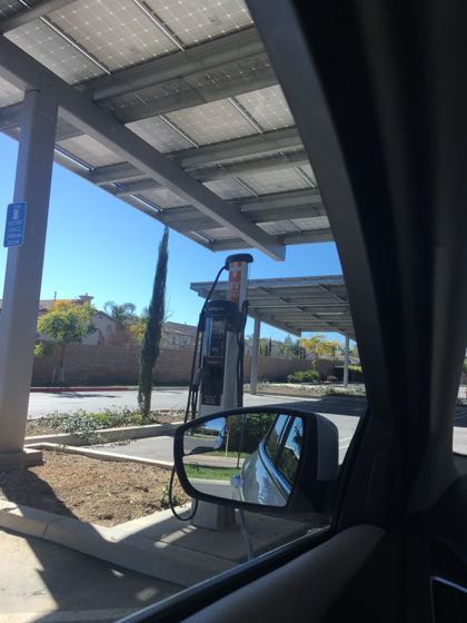EV charger at Barnett Center