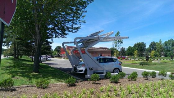 EV charger at Westland City Hall