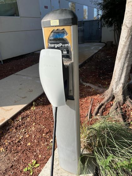 EV charger at Element Houston Vintage Park
