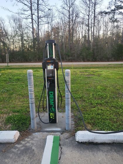 EV charger at Demco