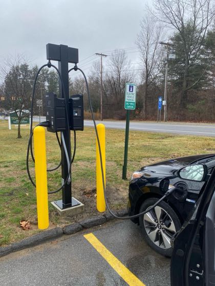 EV charger at Town of Clifton Park Town Hall