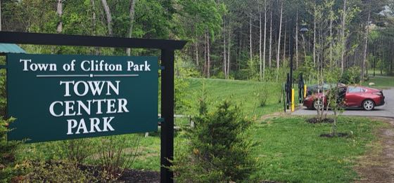 EV charger at Clifton Park Town Center Park