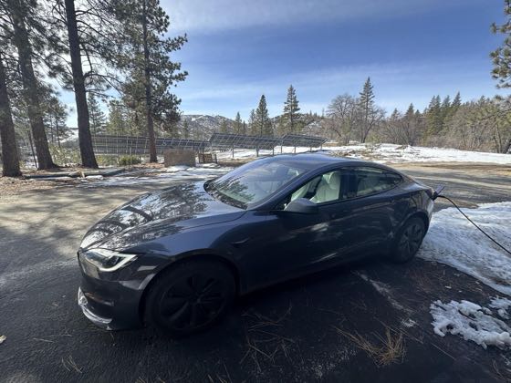EV charger at Peppermint Falls Ranch