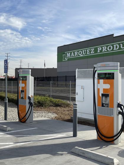 EV charger at Vernon Retail Center (1)