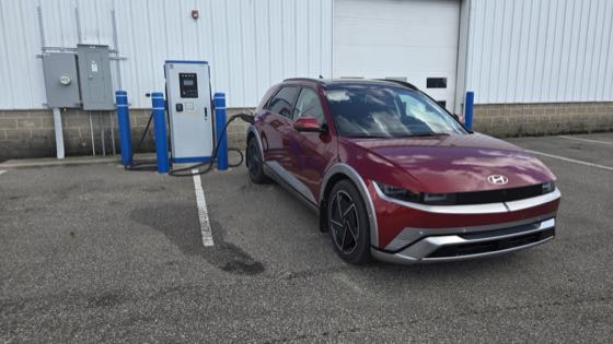 EV charger at Freedom Chevrolet