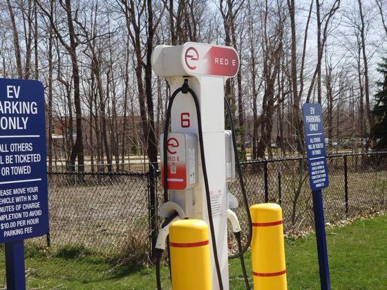 EV charger at UM Health-West Hospital