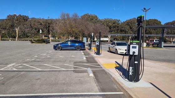 EV charger at Nordhoff High School