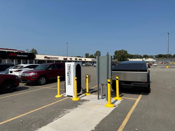 EV charger at Big Rapids Ace Hardware