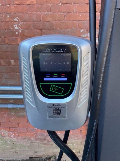 EV charger at Mattatuck Museum