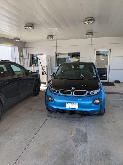 EV charger at Hall Chevrolet GMC