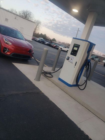 EV charger at Graue Chevrolet