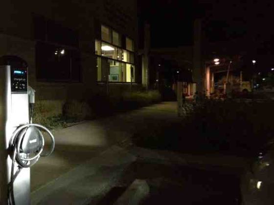 EV charger at Dell Children's Medical Center Blue Garage