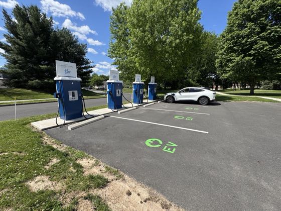 EV charger at Middletown Township Municipal Center