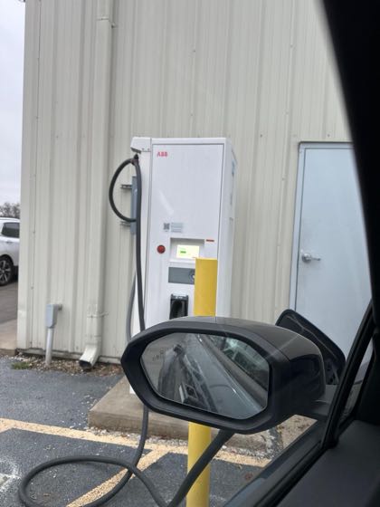 EV charger at Bill Walsh Chevrolet