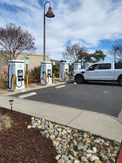 EV charger at Native Oaks Golf Club