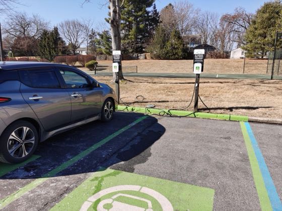 EV charger at The Preserve Apartment Homes