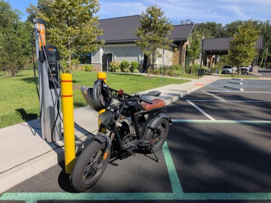 EV charger at Irvington Park