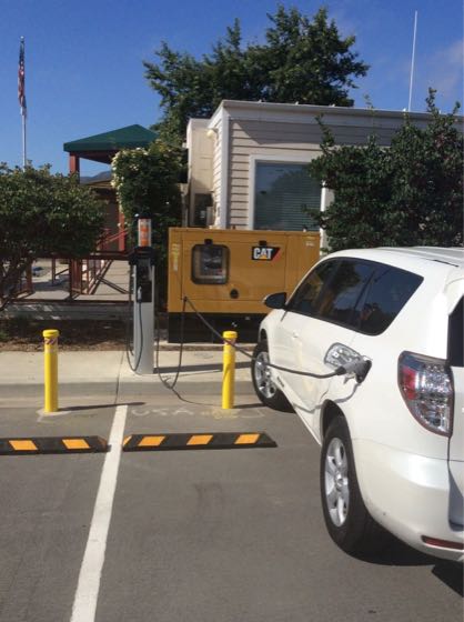 EV charger at Buellton City Hall