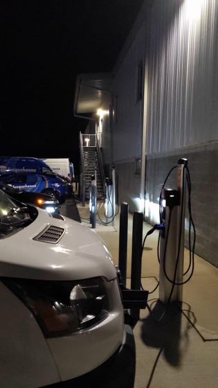 EV charger at Susquehanna Chrysler Dodge Jeep Ram