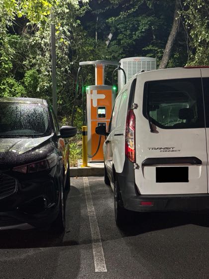 EV charger at Shaker's Family Ford