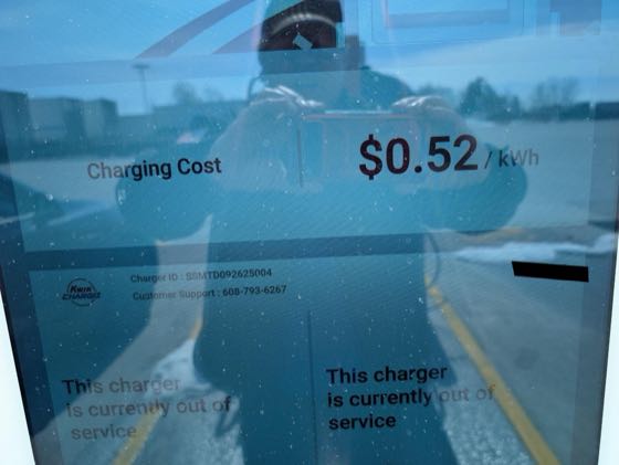 EV charger at Kwik Trip #202 Plover
