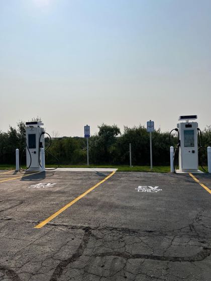 EV charger at Comfort Inn & Suites Sheboygan I-43