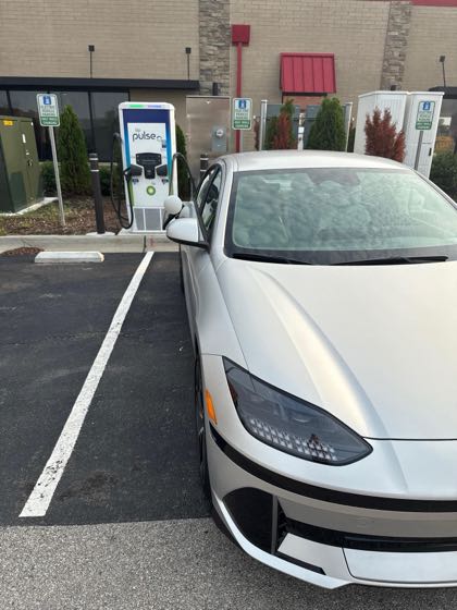 EV charger at Hampton Inn Destination Chargers
