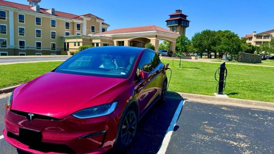 EV charger at Tanglewood Resort