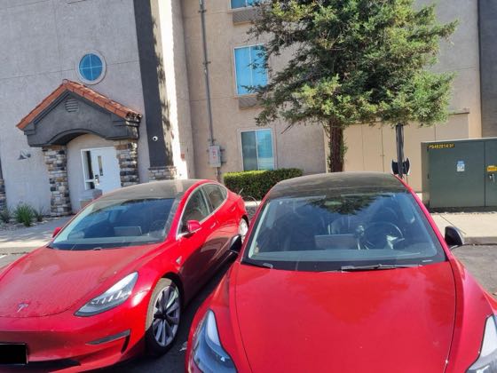 EV charger at Best Western Visalia Hotel