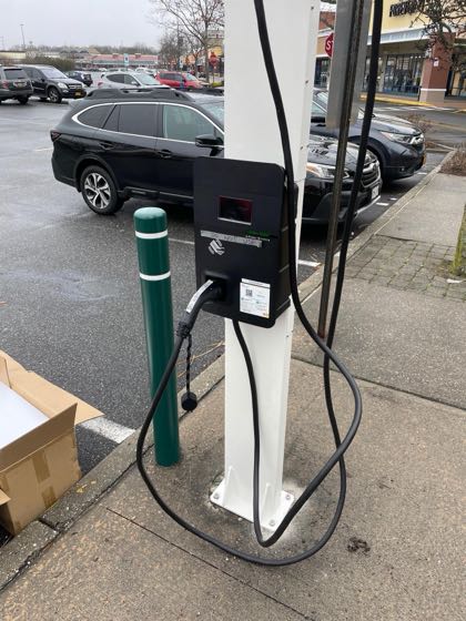 EV charger at Tanger Outlets Riverhead - As Seen On TV