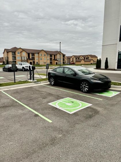 EV charger at Spring Hill Suites