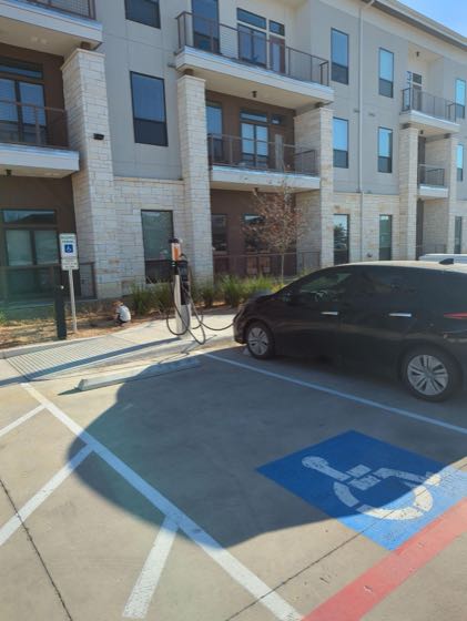 EV charger at Jovie Belterra
