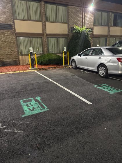 EV charger at Travelodge