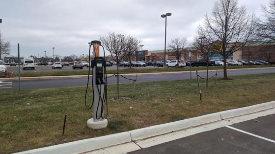 EV charger at Northstar Bank