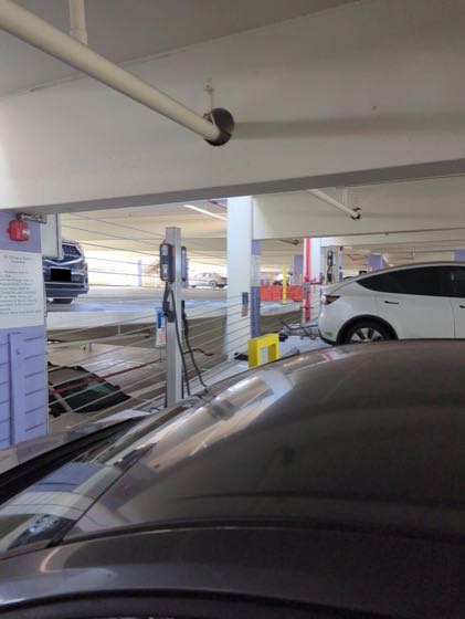 EV charger at Kaiser Permanente Downey Medical Center - South Parking Garage