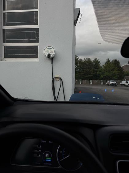 EV charger at Mahwah Ford