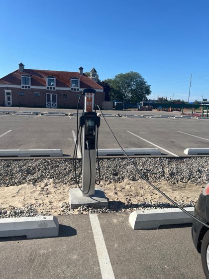 EV charger at Nelis' Dutch Village