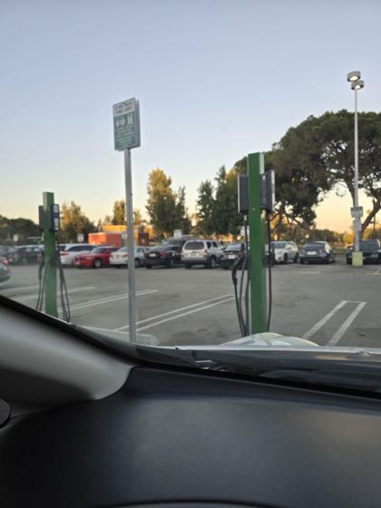 EV charger at East Los Angeles Library