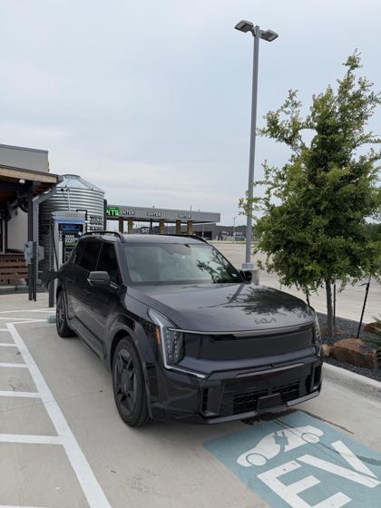 EV charger at TXB Market