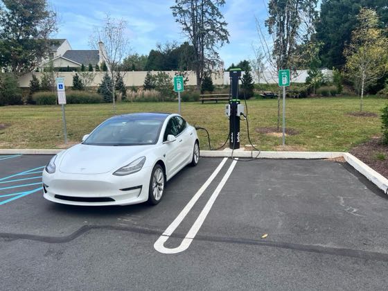 EV charger at LVPG - Macungie