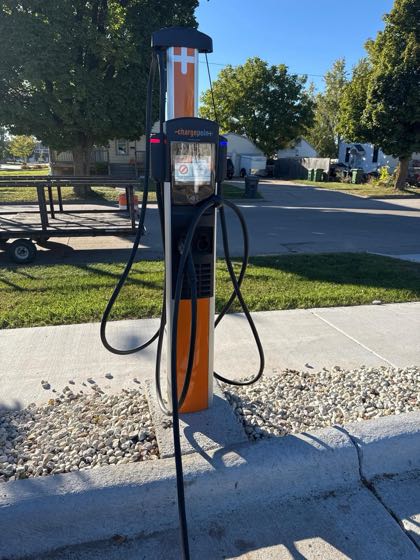 EV charger at Festival Foods