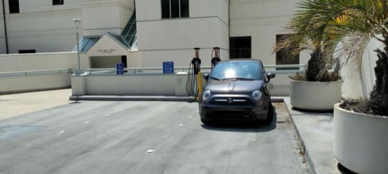 EV charger at Ventura City Hall