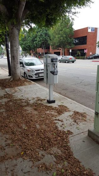 EV charger at Hollywood Way Parking