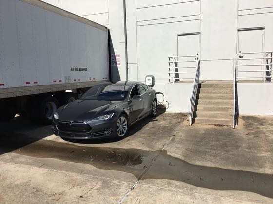 EV charger at Carrier South Air Conditioning