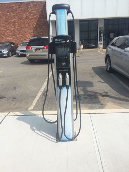 EV charger at Competition BMW of Smithtown