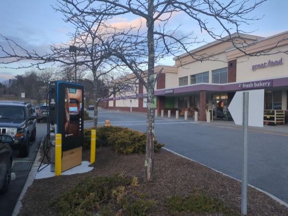EV charger at Stop & Shop