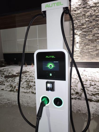 EV charger at Culver’s Ann Arbor