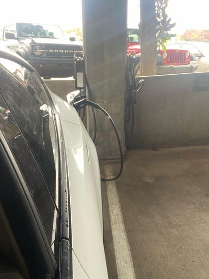 EV charger at 5 Mockingbird apartments East garage