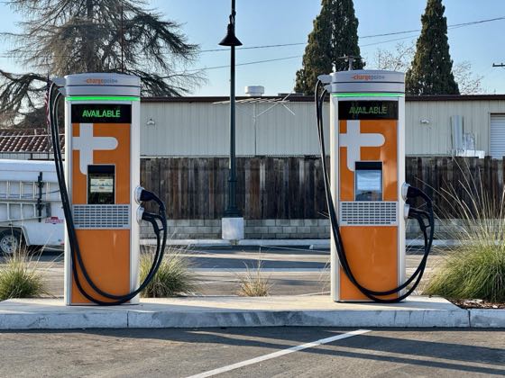 EV charger at City of Wasco Free Parking